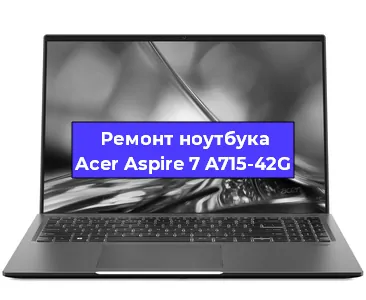 Чистка от пыли и замена термопасты на ноутбуке Acer Aspire 7 A715-42G в Краснодаре